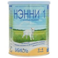 ПРОДУКТЫ ДЛЯ ДЕТЕЙ Нэнни Нэнни 1 смесь на основе натурального козьего молока 0-6м, 400г