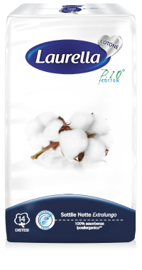 КОСМЕТИКА Лаурелла Лаурелла прокладки Bio Cotton Thin Night Extra Long x14 (1005)