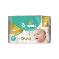 ПРОДУКТЫ ДЛЯ ДЕТЕЙ Памперс Памперс подгузники #3 Premium Care (5-9кг)  N40