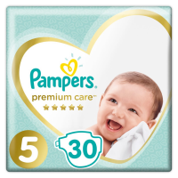 ПРОДУКТЫ ДЛЯ ДЕТЕЙ Памперс Памперс подгузники #5 Premium Care (11-16кг)  N30