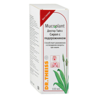 ЛЕКАРСТВЕННЫЕ СРЕДСТВА Доктор Доктор Тайсс сироп от кашля с подорожником, б/сахара 100мл