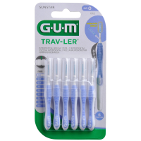КОСМЕТИКА ГАМ ГАМ trav-ler шетка для брекетов 0.6мм N6 /1312