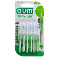 КОСМЕТИКА ГАМ ГАМ trav-ler шетка для брекетов 1,1мм N6 /1414