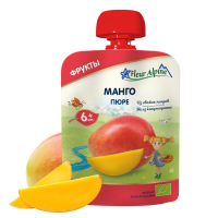 ПРОДУКТЫ ДЛЯ ДЕТЕЙ Флер Флер Альпин пюре манго 6м+ 90г 00049