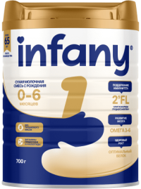 ПРОДУКТЫ ДЛЯ ДЕТЕЙ Инфани Инфани 1 сухая молочная смесь 0-6м. 700г.