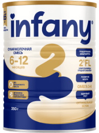 ПРОДУКТЫ ДЛЯ ДЕТЕЙ Инфани Инфани 2 сухая молочная смесь 6-12м. 350г.