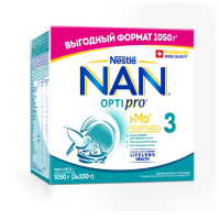 ПРОДУКТЫ ДЛЯ ДЕТЕЙ НАН НАН 3 ОПТИПРО с 12 месяцев, 1050г