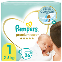 ПРОДУКТЫ ДЛЯ ДЕТЕЙ Памперс Памперс подгузники #1 Premium Care (2-5кг)  N26