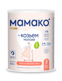 ПРОДУКТЫ ДЛЯ ДЕТЕЙ Мамако Мамако Премиум 3 молоч. смесь из козьего молока (с 12м) 400г