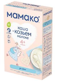 ПРОДУКТЫ ДЛЯ ДЕТЕЙ Мамако Мамако каша на козьем молоке, рисовая с 4м 200г