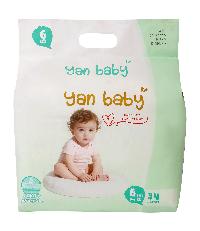 ПРОДУКТЫ ДЛЯ ДЕТЕЙ Ян Ян Бейби подгузники #6 16+кг. 34шт.