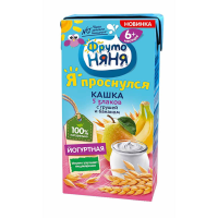 ПРОДУКТЫ ДЛЯ ДЕТЕЙ Фруто Фруто няня.кашка я проснулся 5злаков с грушей и бананом 6м+0,2л