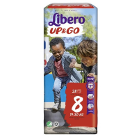 ПРОДУКТЫ ДЛЯ ДЕТЕЙ Либеро Либеро трусики UP&GO #8 (19-30кг)  N28  (8243)