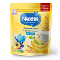 ПРОДУКТЫ ДЛЯ ДЕТЕЙ Нестле Нестле каша молоч овсяная с /бан груш ,з/п 220г 3109