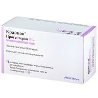 ЛЕКАРСТВЕННЫЕ СРЕДСТВА Крайнон Крайнон гель вагин. 80мг/г  1,125г аппликатор  x15