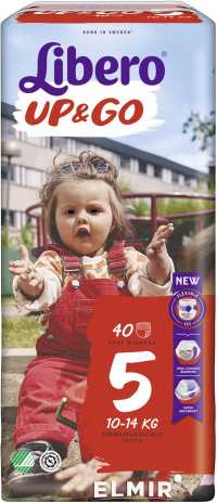 ПРОДУКТЫ ДЛЯ ДЕТЕЙ Либеро Либеро трусики UP&GO #5 (10-14кг)  N40  (8226)