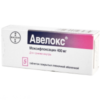 ЛЕКАРСТВЕННЫЕ СРЕДСТВА Авелокс Авелокс тaб.  пок./об 400мг х 5