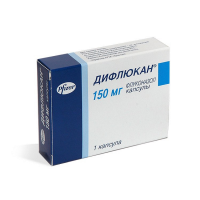 ЛЕКАРСТВЕННЫЕ СРЕДСТВА Дифлюкан Дифлюкан капс. 150мг N1