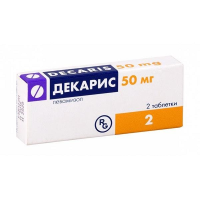 ЛЕКАРСТВЕННЫЕ СРЕДСТВА Декарис Декарис таб 50мг N2