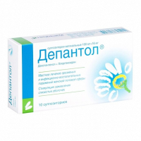 ЛЕКАРСТВЕННЫЕ СРЕДСТВА Депантол Депантол вагин. свечи №10