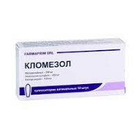 ЛЕКАРСТВЕННЫЕ СРЕДСТВА Кломезол Кломезол  ваг. супп. 150/500/200мг x 10