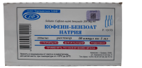 ЛЕКАРСТВЕННЫЕ СРЕДСТВА Кофеин Кофеин-бензоат натрия амп. 20% 1мл N10