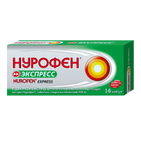 ЛЕКАРСТВЕННЫЕ СРЕДСТВА Нурофен Нурофен Экспресс капс 200мг  №16